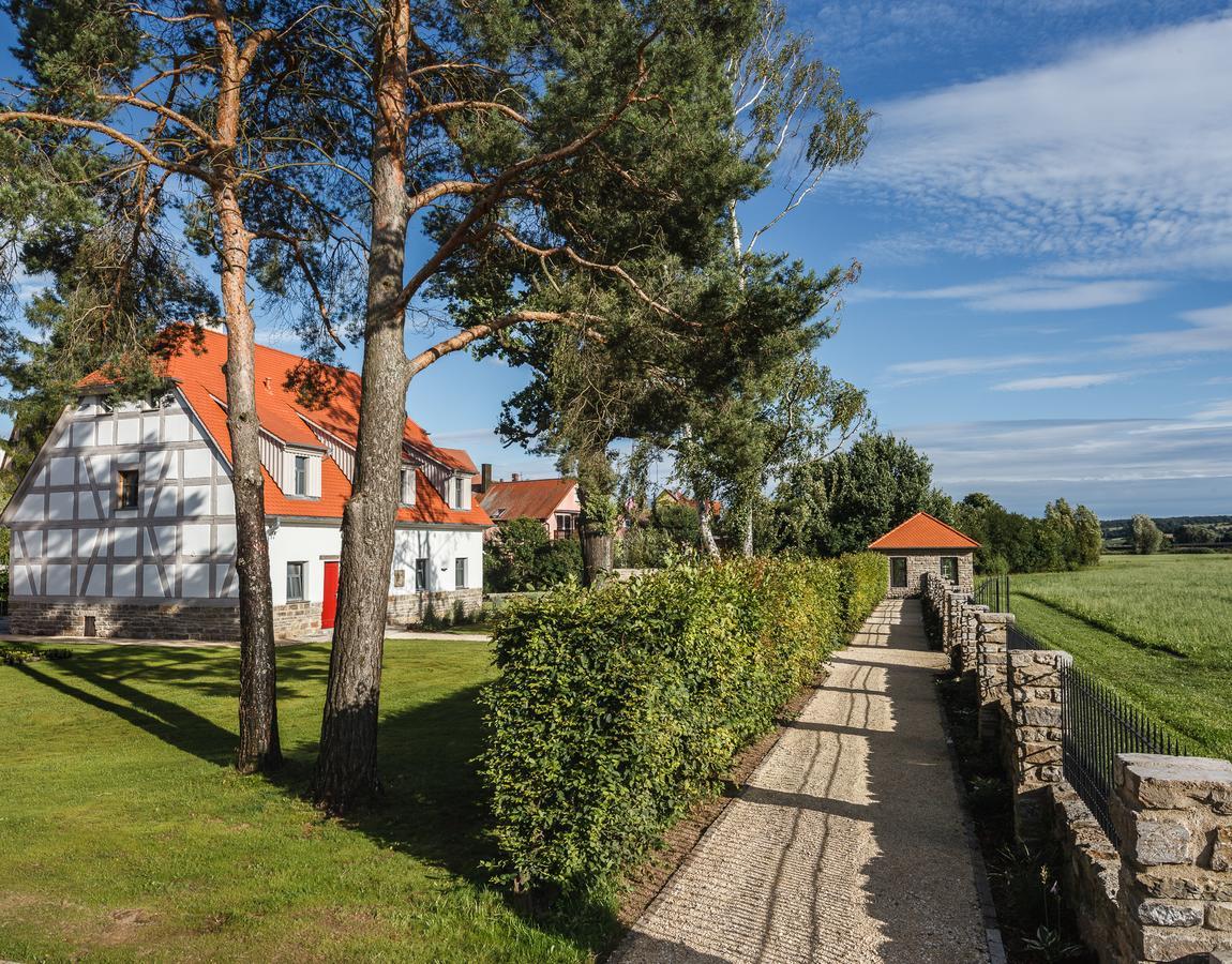 Hotel Dorfmühle Lehrberg Exterior foto